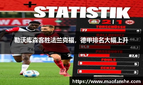 勒沃库森客胜法兰克福，德甲排名大幅上升
